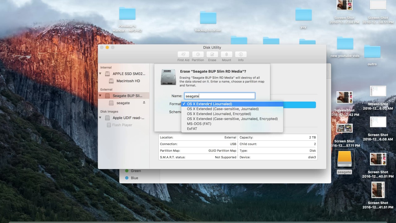 format drive for windows on mac